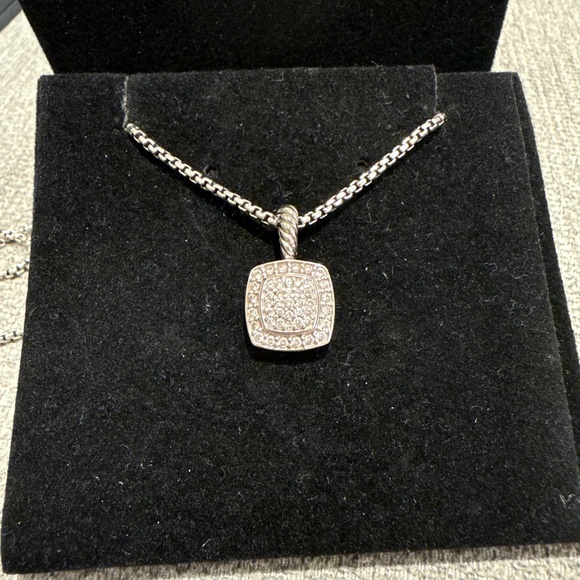 DAVID YURMAN PETITE ELBION DIAMOND PENDANT NECKLACE - Picture 1 of 2